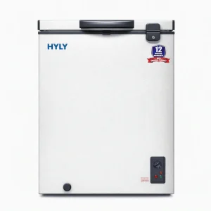 HYLY 150L Inverter Chest Freezer – Energy Saving Deep Freezer with LED Light & Lock