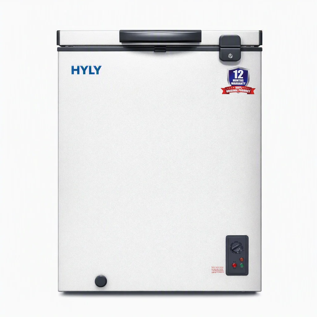 HYLY 200L Inverter Chest Freezer – Energy Efficient Deep Freezer with Glass Top